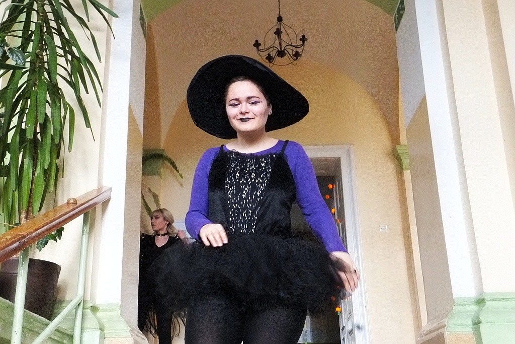 W V Liceum Ogólnokształcącym odbyło się święto Halloween