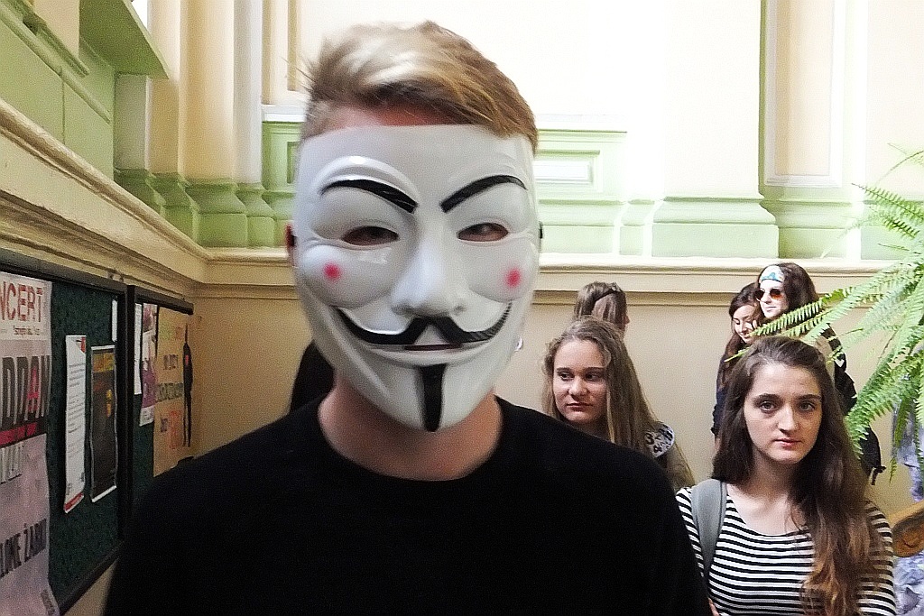 W V Liceum Ogólnokształcącym odbyło się święto Halloween