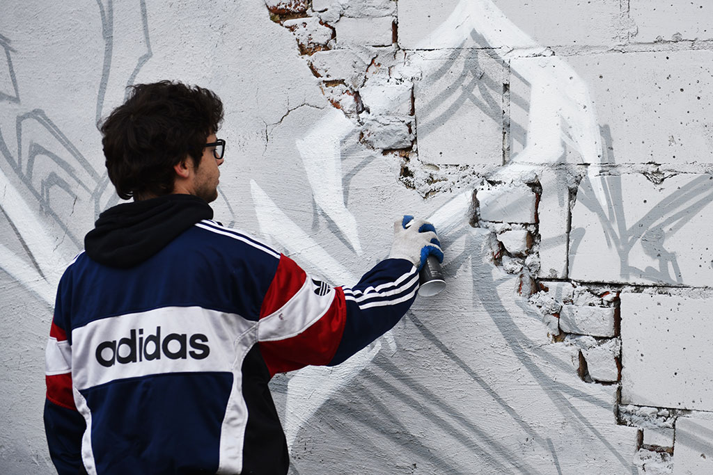 Na murach przy ulicy Kartuskiej powstało graffiti