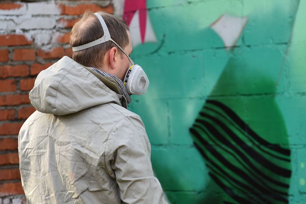 Na murach przy ulicy Kartuskiej powstało graffiti