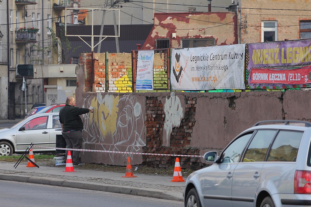 Na murach przy ulicy Kartuskiej powstało graffiti