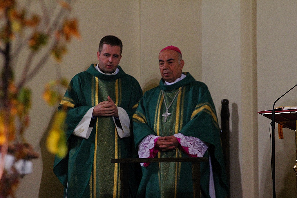 Biskup Georges Abou Khazem gościem parafii na Piekarach
