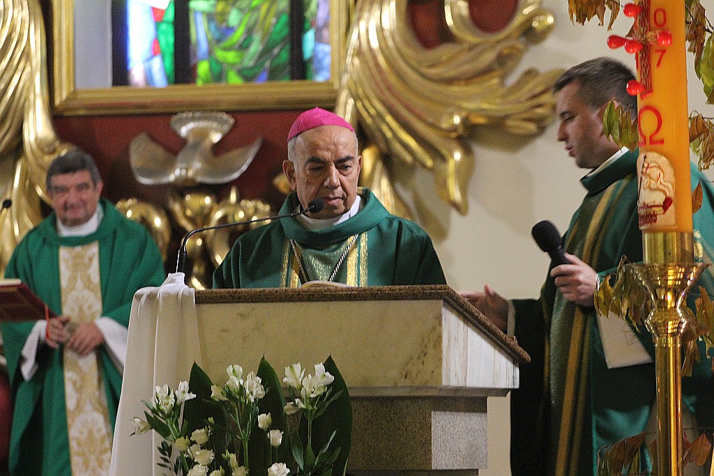 Biskup Georges Abou Khazem gościem parafii na Piekarach
