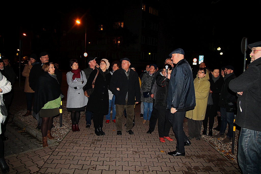 79. rocznica „nocy kryształowej” w teatrze i na ulicy Gwarnej