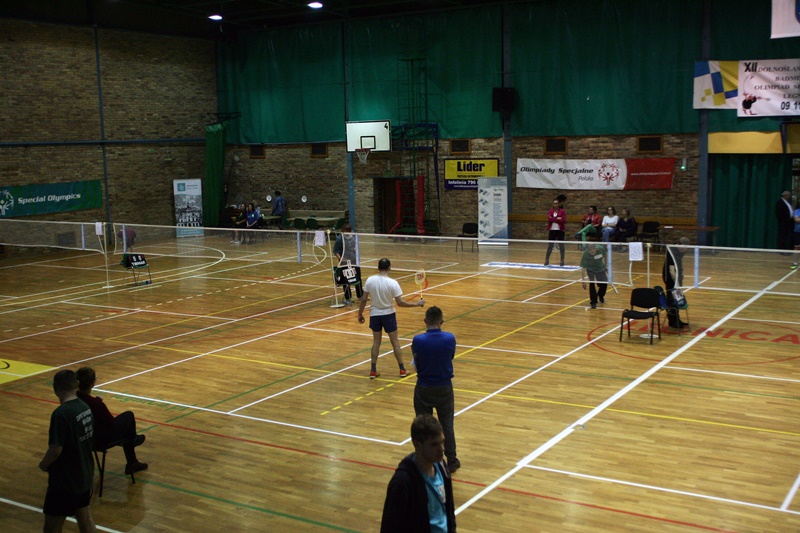 Turniej Badmintona Olimpiad Specjalnych w Legnicy