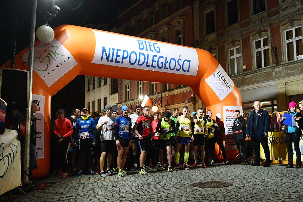 Legnicki Bieg Niepodległości wygrał Tomasz Sobczyk z Wrocławia