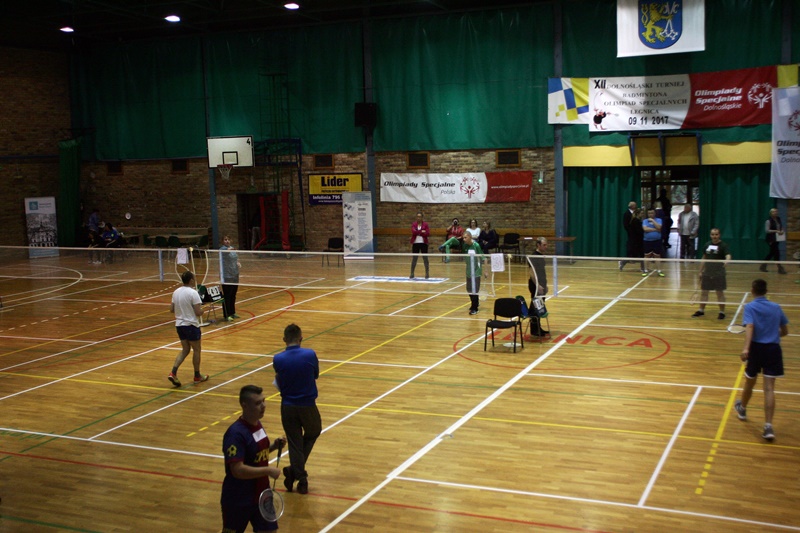 Turniej Badmintona Olimpiad Specjalnych w Legnicy