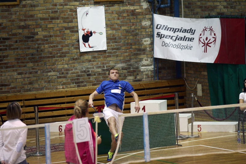Turniej Badmintona Olimpiad Specjalnych w Legnicy