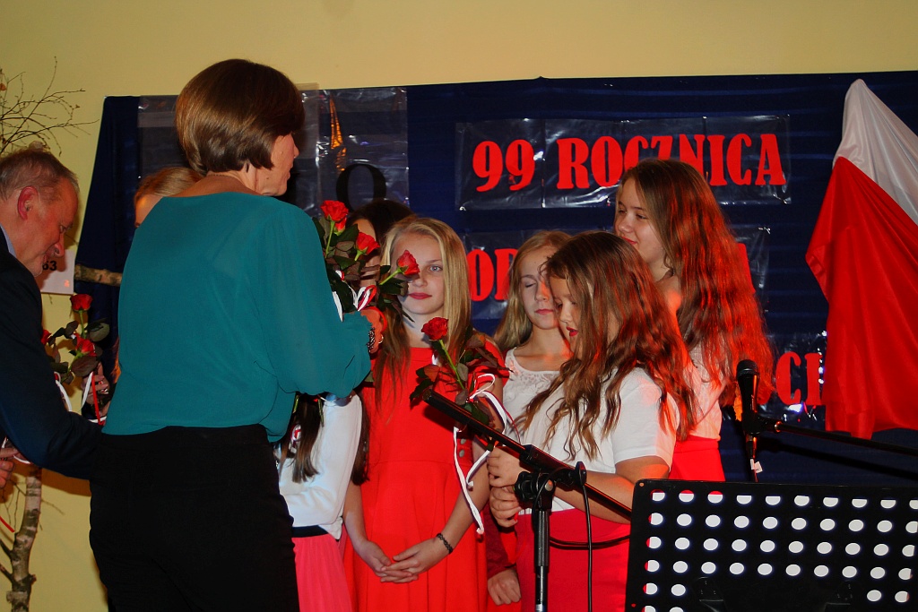 Mateusz Nagórski na rocznicę niepodległości w Rosochatej