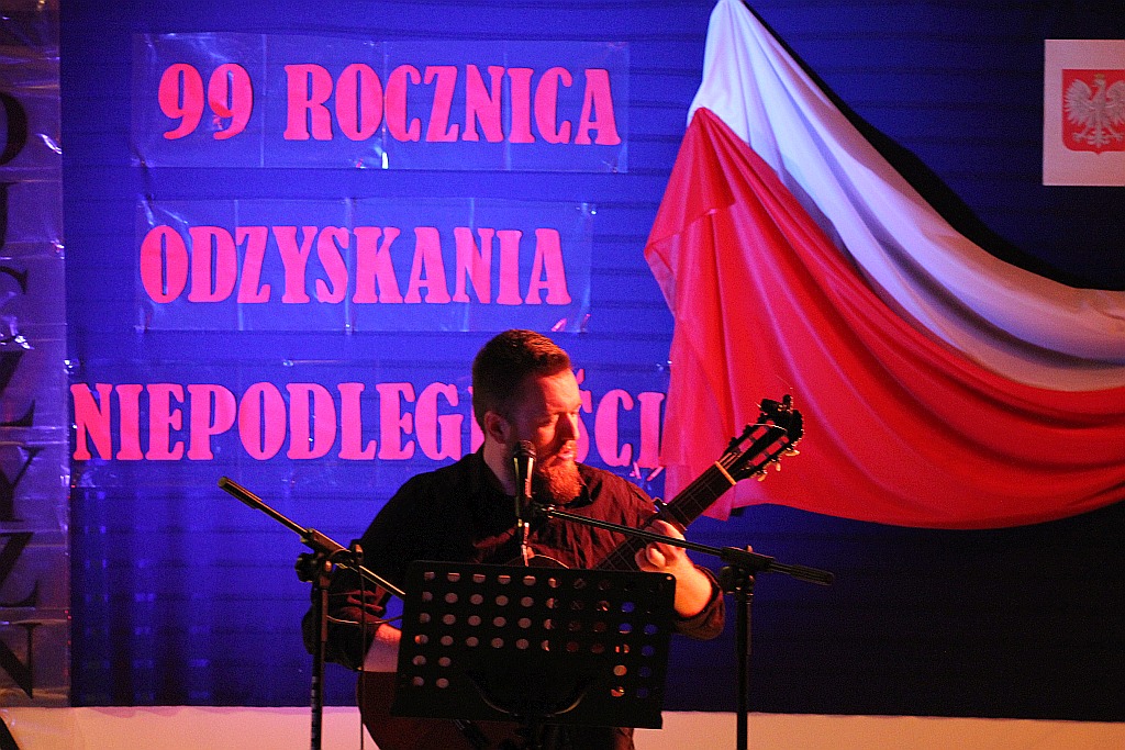 Mateusz Nagórski na rocznicę niepodległości w Rosochatej