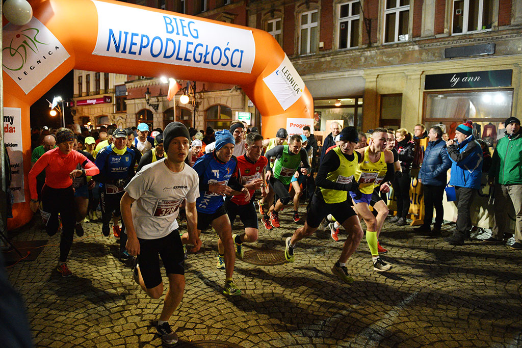 Legnicki Bieg Niepodległości wygrał Tomasz Sobczyk z Wrocławia