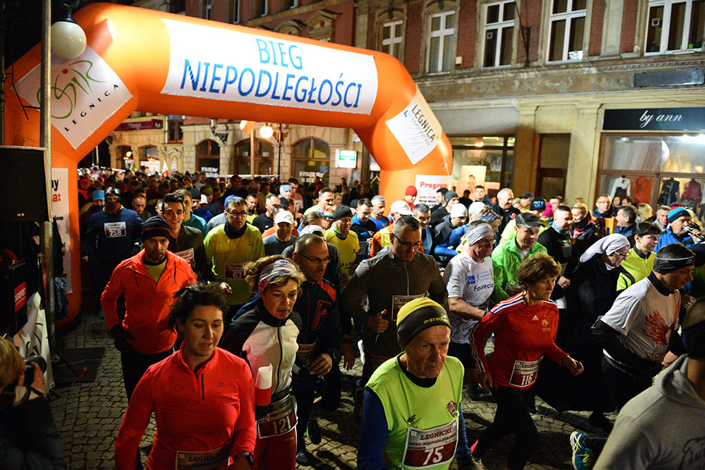 Legnicki Bieg Niepodległości wygrał Tomasz Sobczyk z Wrocławia