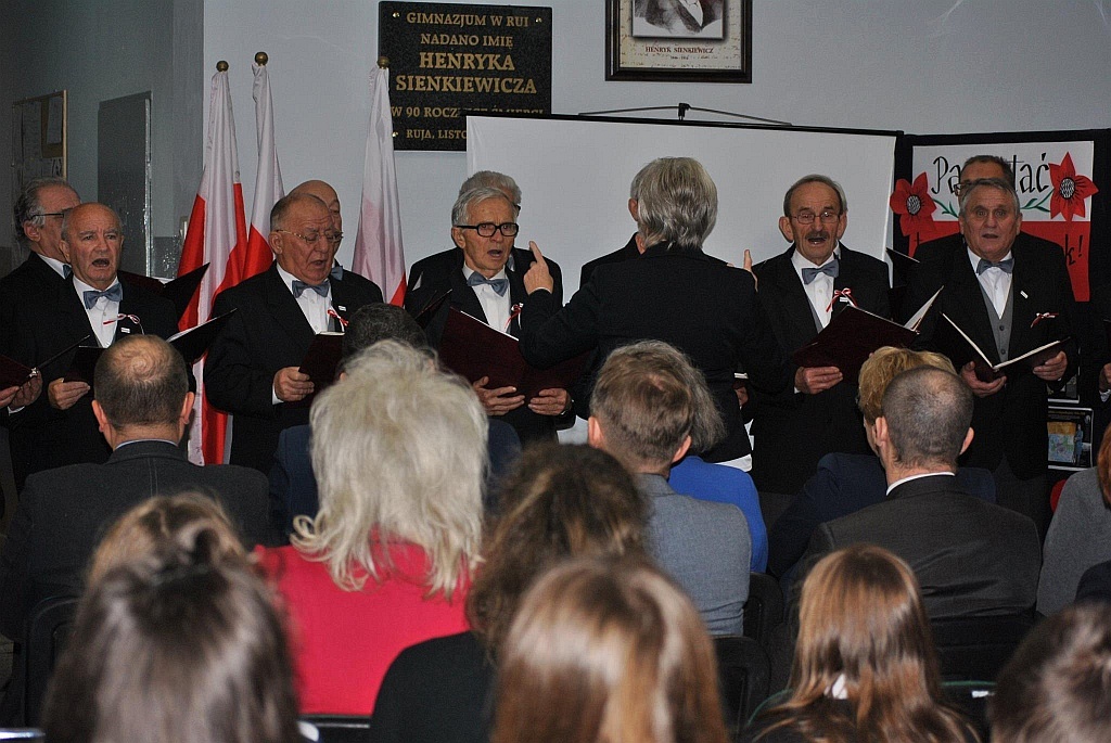 Uroczyste świętowanie 99. rocznicy niepodległości w gminie Ruja