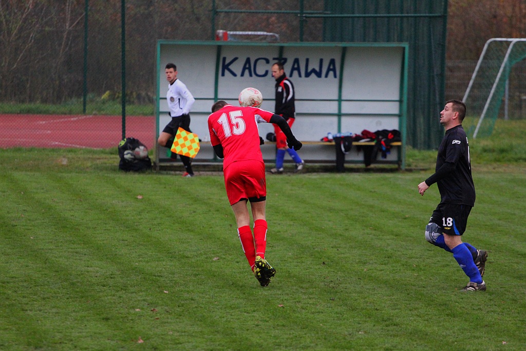 Podział punktów w Bieniowicach. Remis Kaczawy z Płomieniem