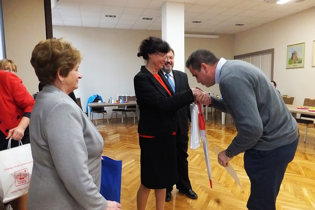 Starosta Janina Mazur gościła honorowych dawców krwi