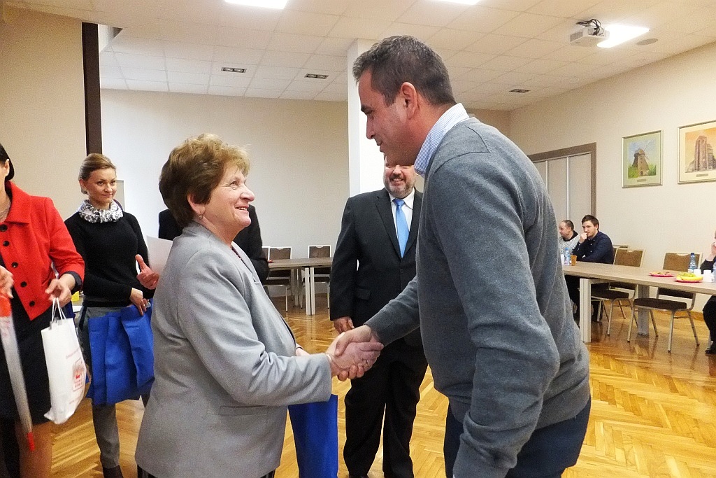 Starosta Janina Mazur gościła honorowych dawców krwi