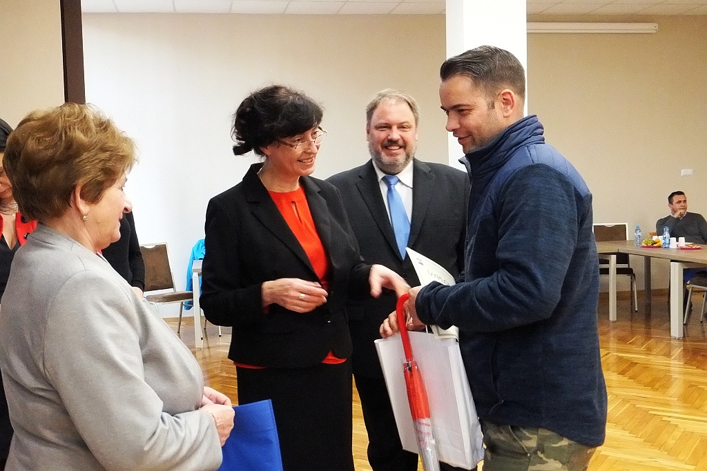 Starosta Janina Mazur gościła honorowych dawców krwi