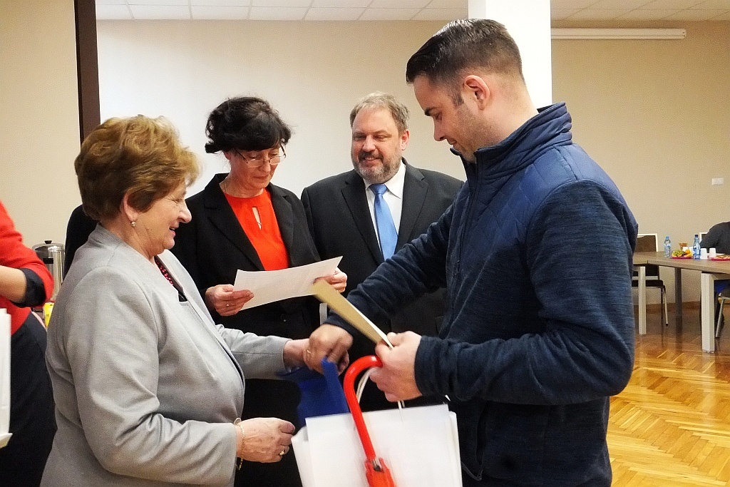 Starosta Janina Mazur gościła honorowych dawców krwi