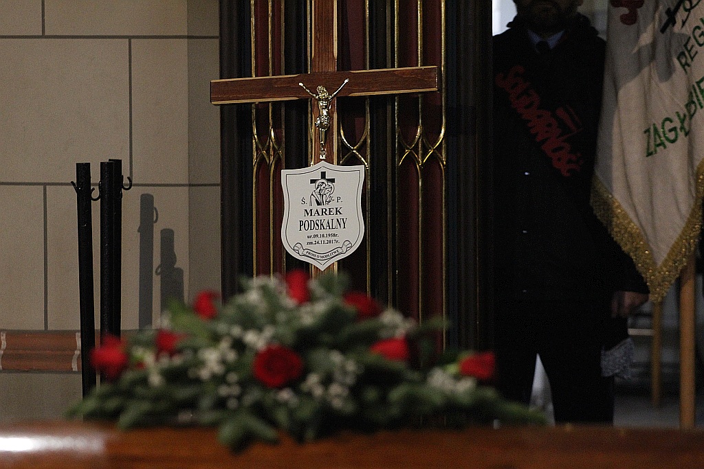 Blisko tysiąc osób przyszło pożegnać Marka Podskalnego