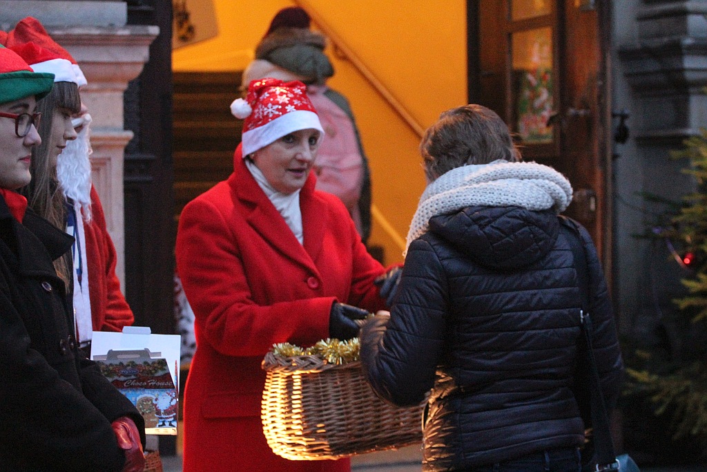 Święty Mikołaj w I Liceum Ogólnokształcącym w Legnicy 
