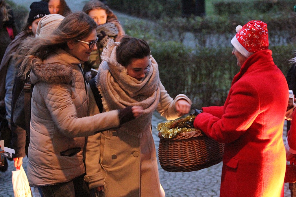 Święty Mikołaj w I Liceum Ogólnokształcącym w Legnicy 

