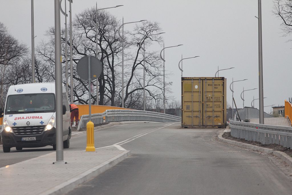 Zbiorcza droga południowa przejezdna przed otwarciem