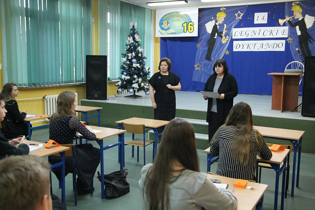 W Szkole Podstawowej nr 16 odbyło się Dyktando Legnickie