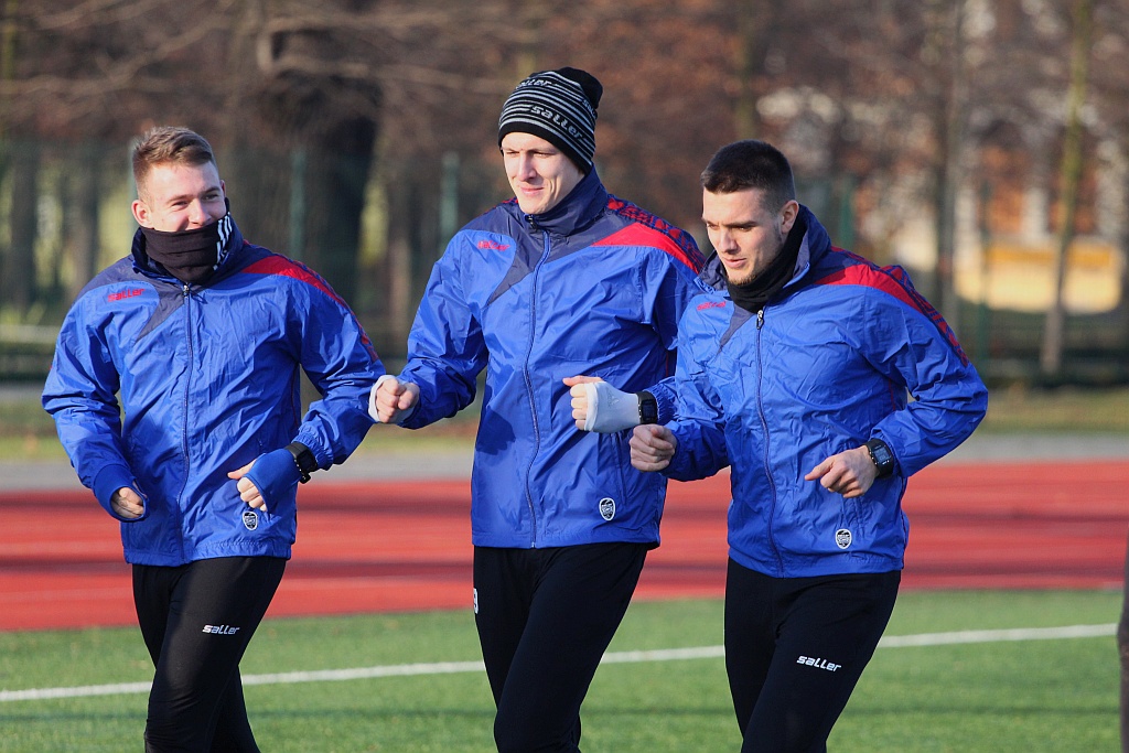 Koniec urlopów. Piłkarze trenera Dominika Nowaka już pracują