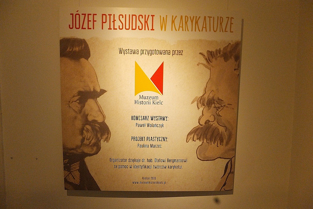 Karykatury marszałka Józefa Piłsudskiego w legnickim muzeum