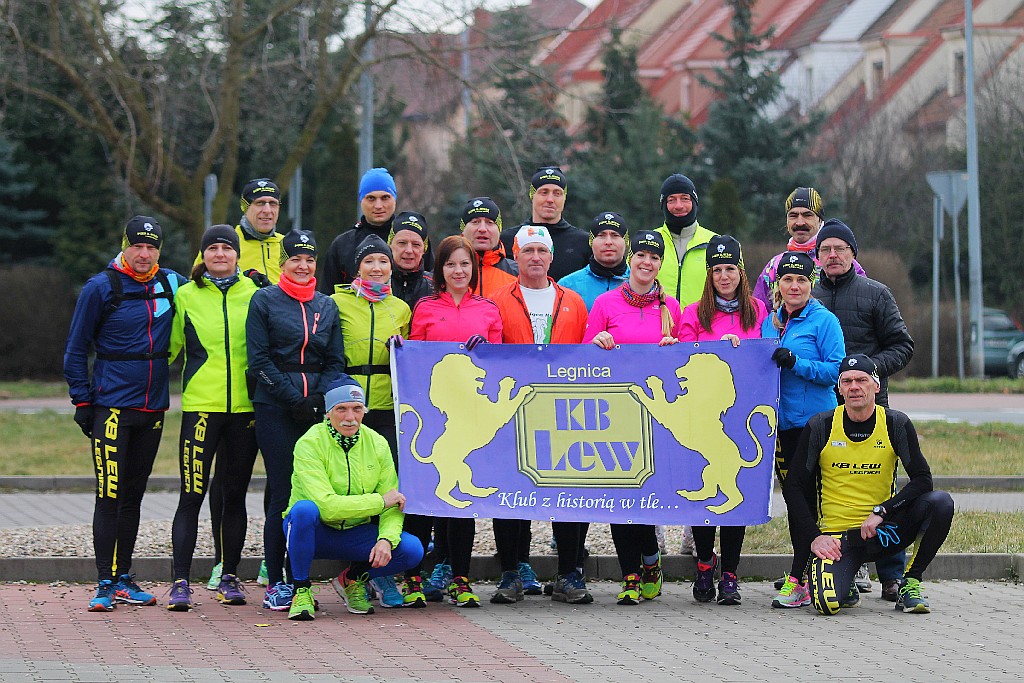 KB Lew Legnica zorganizował trening przed półmaratonem

