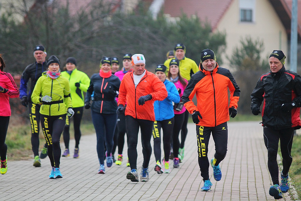 KB Lew Legnica zorganizował trening przed półmaratonem
