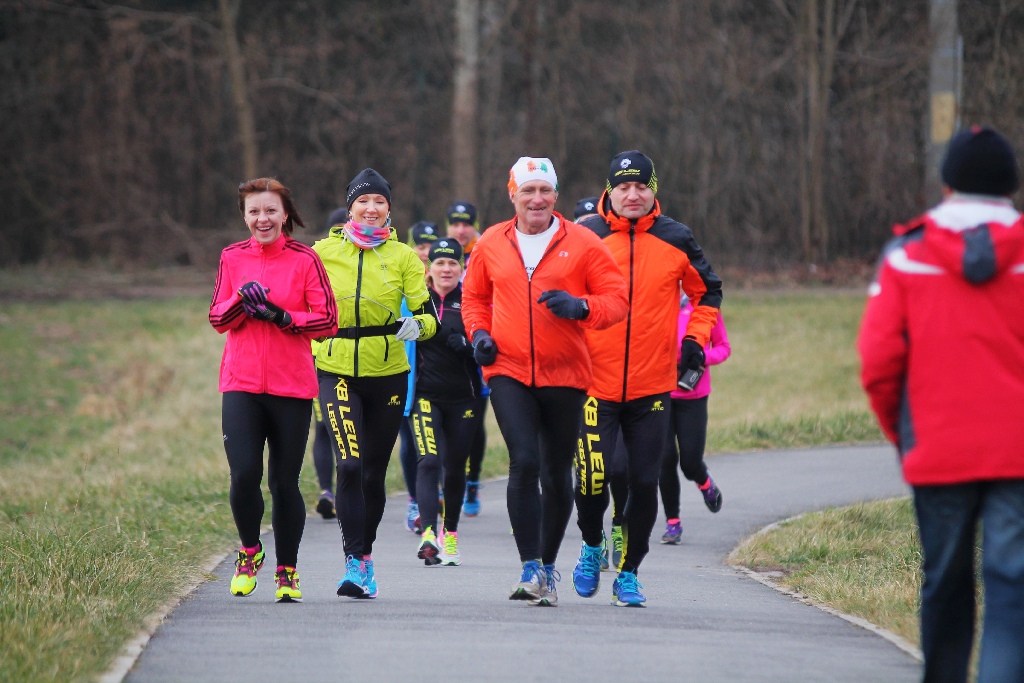 KB Lew Legnica zorganizował trening przed półmaratonem
