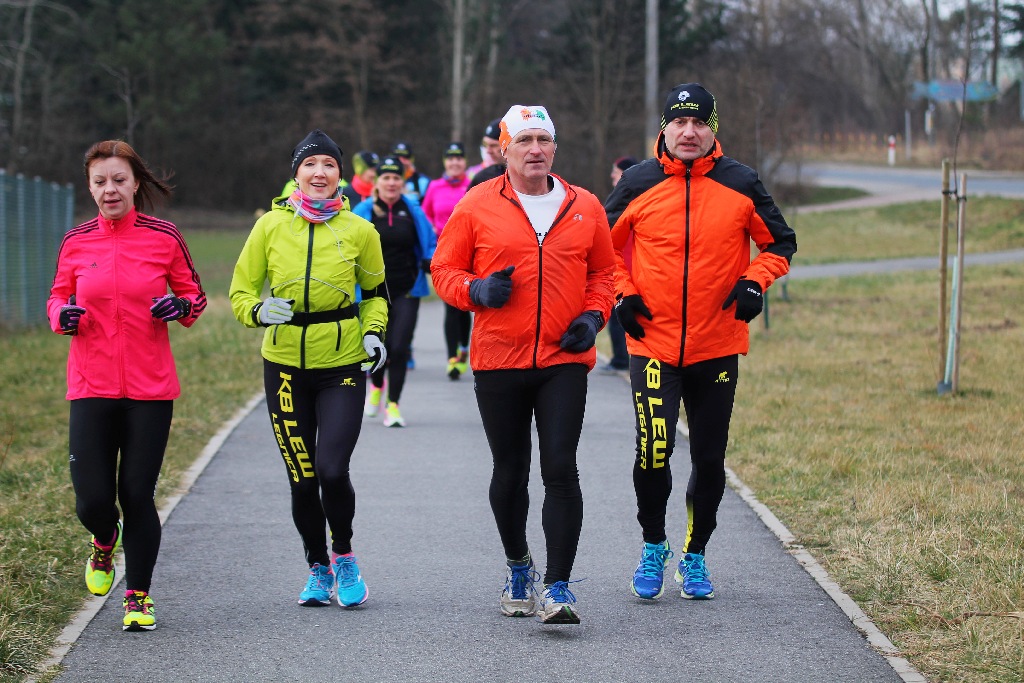 KB Lew Legnica zorganizował trening przed półmaratonem
