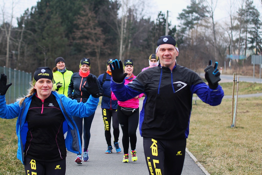 KB Lew Legnica zorganizował trening przed półmaratonem
