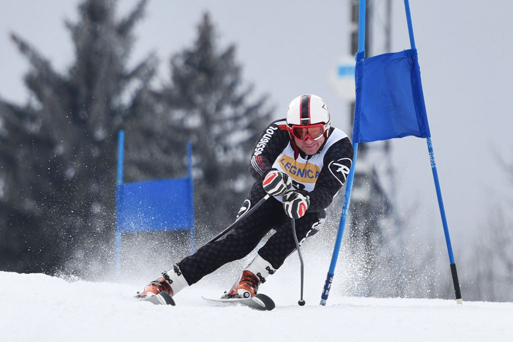 Legnicki slalom gigant na Łysej Górze w Dziwiszowie