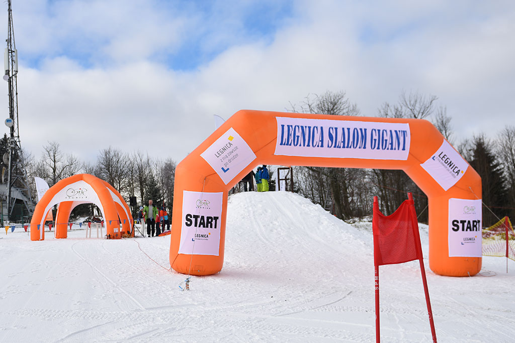 Legnicki slalom gigant na Łysej Górze w Dziwiszowie