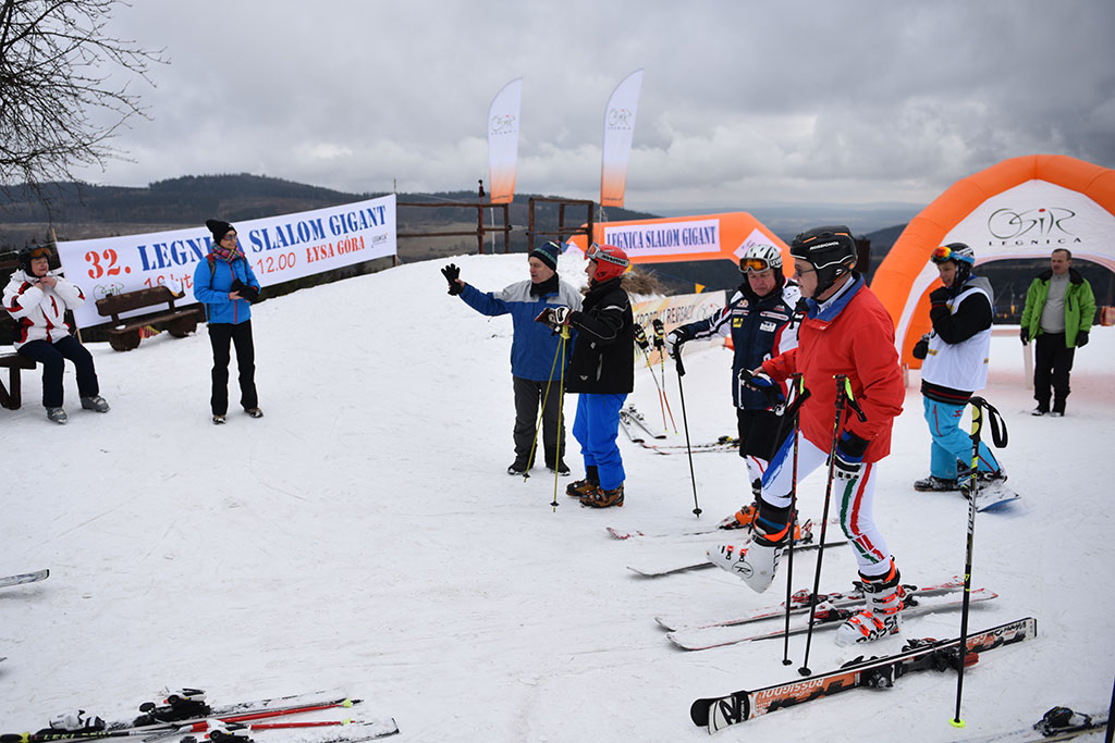 Legnicki slalom gigant na Łysej Górze w Dziwiszowie