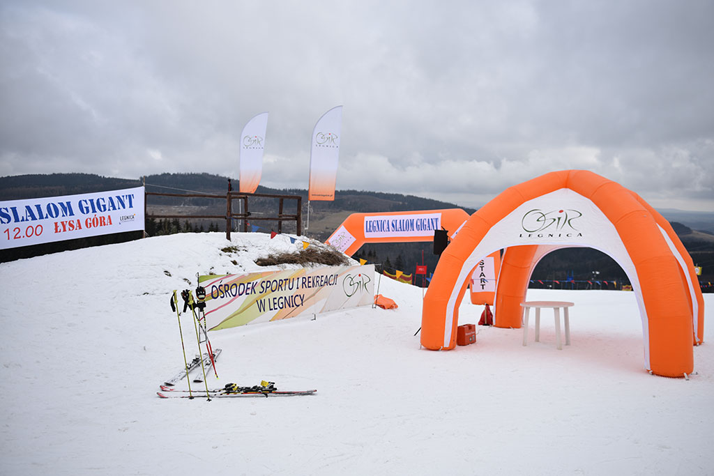 Legnicki slalom gigant na Łysej Górze w Dziwiszowie