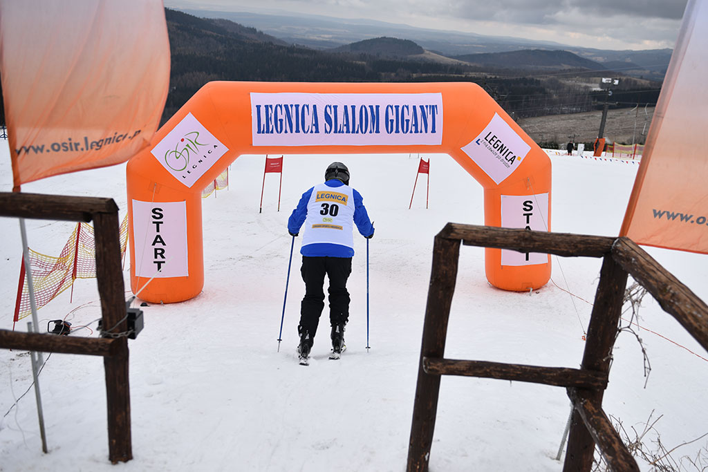 Legnicki slalom gigant na Łysej Górze w Dziwiszowie