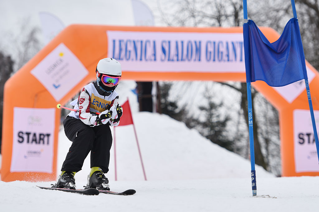 Legnicki slalom gigant na Łysej Górze w Dziwiszowie