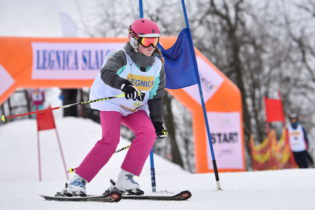 Legnicki slalom gigant na Łysej Górze w Dziwiszowie