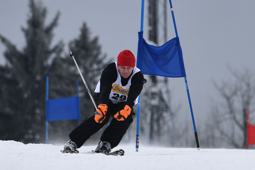 Legnicki slalom gigant na Łysej Górze w Dziwiszowie