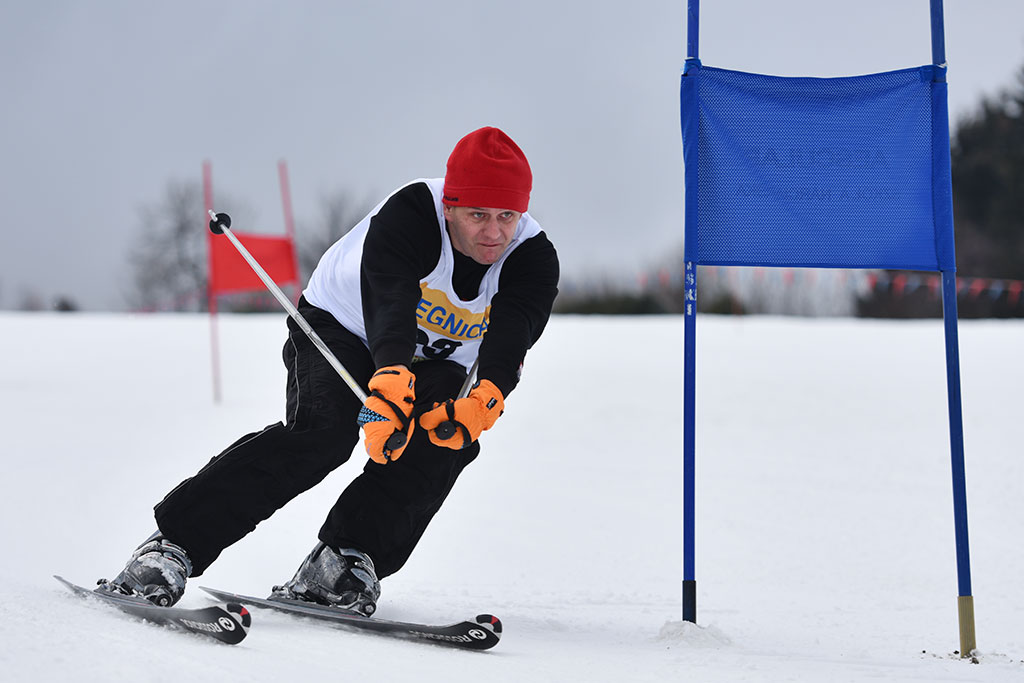 Legnicki slalom gigant na Łysej Górze w Dziwiszowie