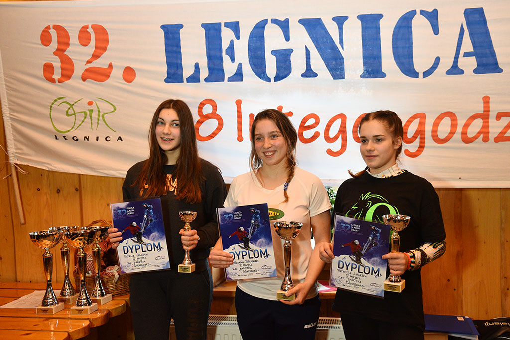 Uroczysta dekoracja najlepszych narciarzy i snowboardzistów