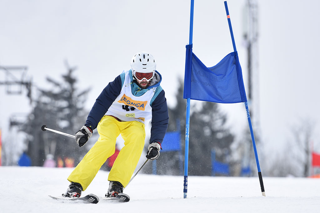 Legnicki slalom gigant na Łysej Górze w Dziwiszowie