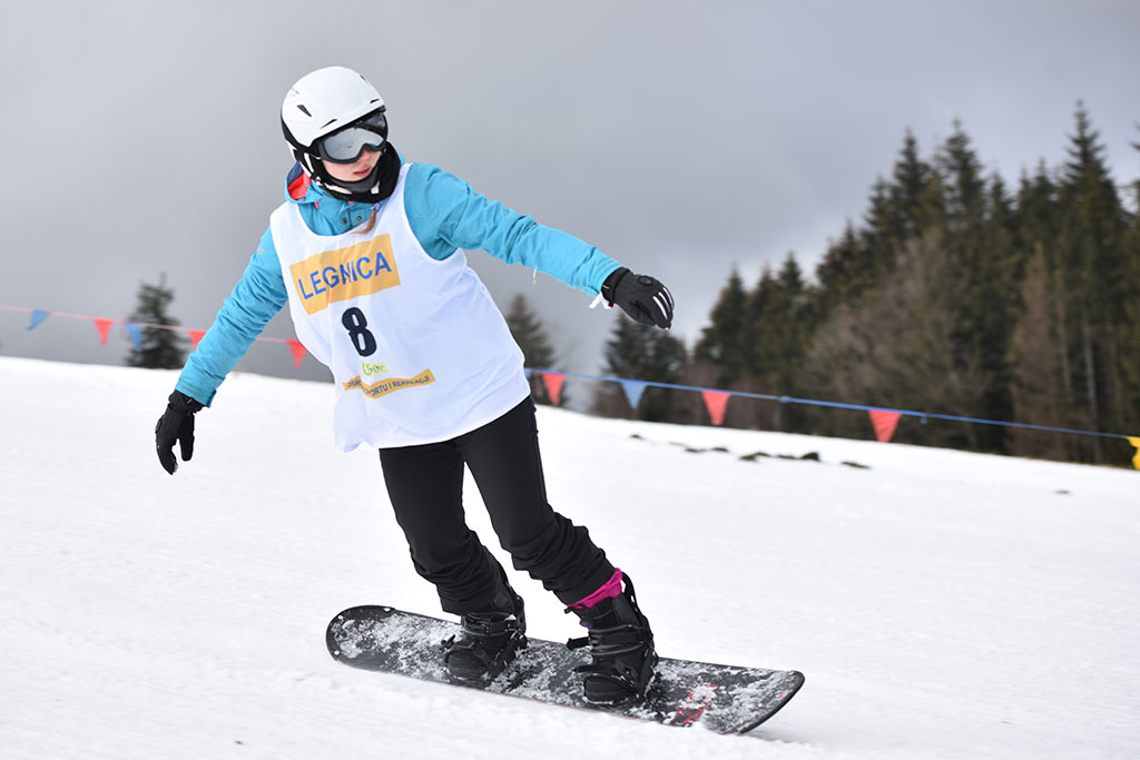 Legnicki slalom gigant na Łysej Górze w Dziwiszowie