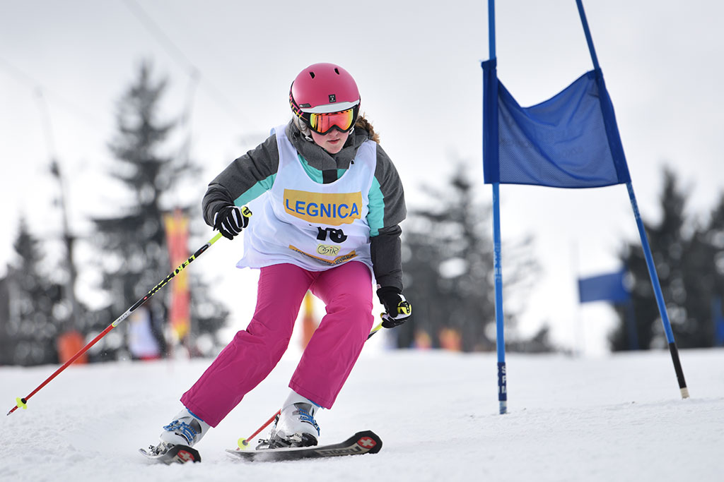 Legnicki slalom gigant na Łysej Górze w Dziwiszowie