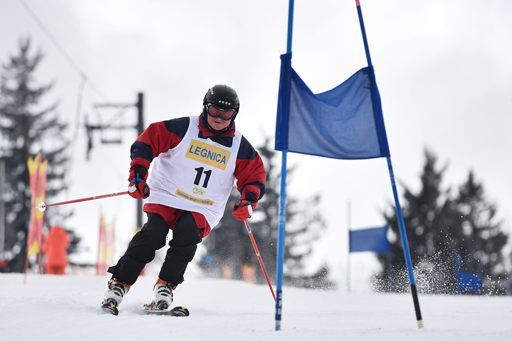 Legnicki slalom gigant na Łysej Górze w Dziwiszowie