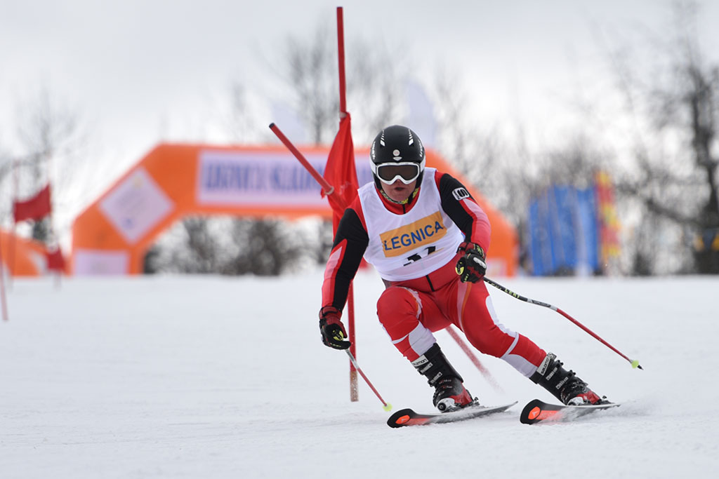 Legnicki slalom gigant na Łysej Górze w Dziwiszowie