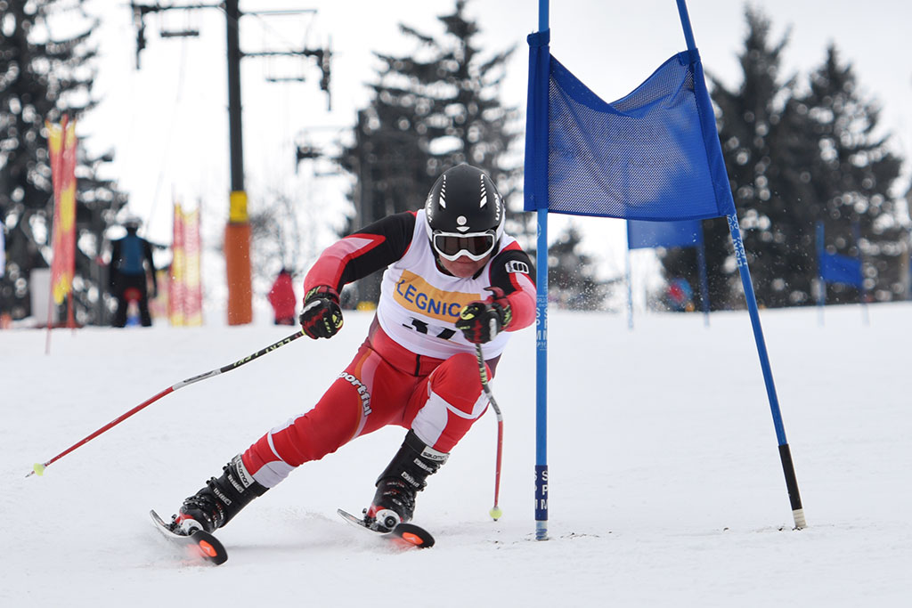 Legnicki slalom gigant na Łysej Górze w Dziwiszowie